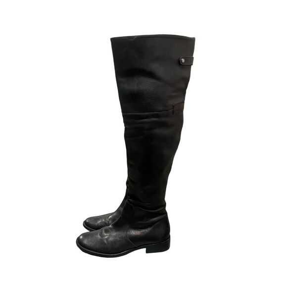 MATISSE BLACK LEATHER KNEE HIGH BOOTS SIZE 8.5 - Picture 3 of 7
